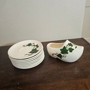 Detox Poppytrail California Ivy Dutch Shoe and Saucers